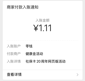 到账记录
