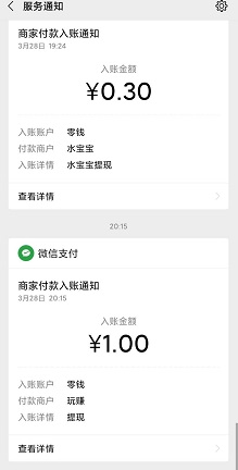 到账记录