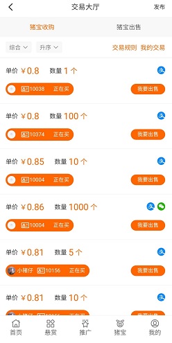 哈巴猪交易