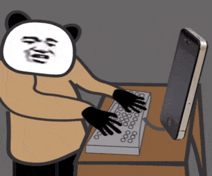 敲键盘