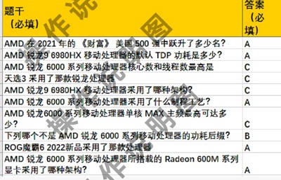 AMD答案